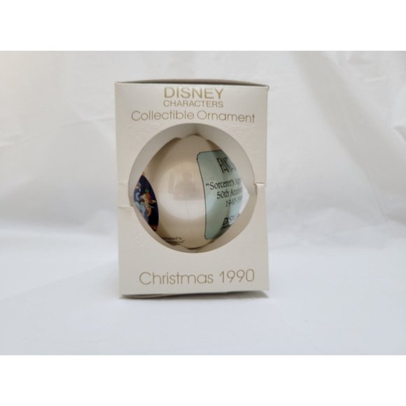 1990 Disney Fantasia 50th Anniversary Christmas Collectable Ball Ornament - Picture 10 of 12